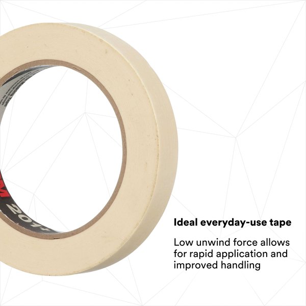 Masking Tape, Tan, Rubber, 45/64