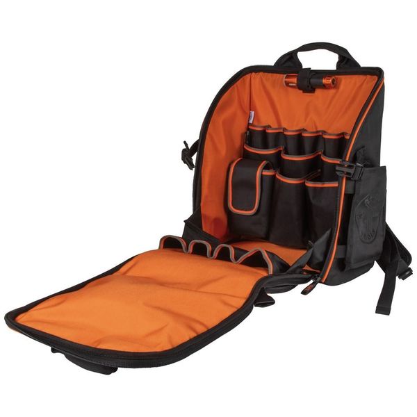 Tradesman Proâ¢ Tool Station Tool Bag Backpack with Work Light