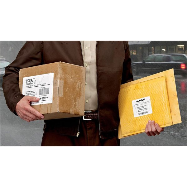 AveryÂ® WeatherProofâ¢ Mailing Labels with TrueBlockÂ® Technology for Laser Printers 5520, 1