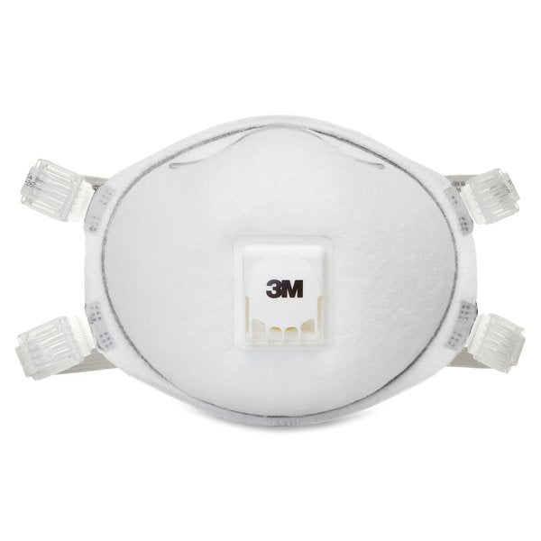 N95 Disposable White Particulate Respirator w/ Valve 10pk.