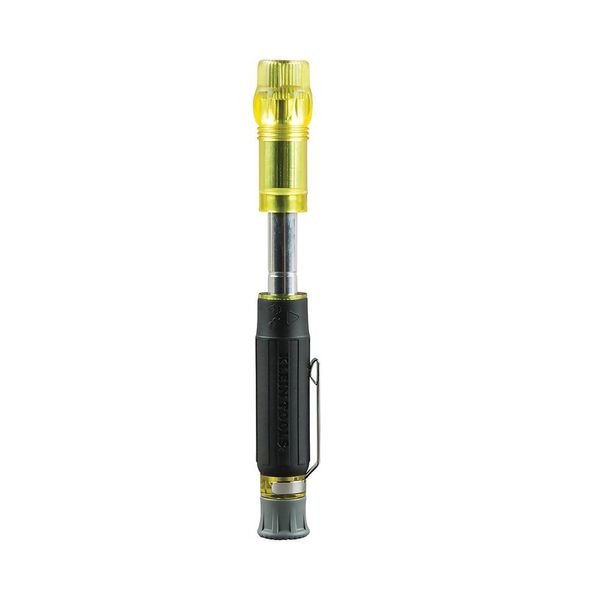 Multi-Bit Electronics Pocket Screwdriver, SAE, 4-In-1 #0, #00, 1/8 in, 3/32 in, 6 1/2 in L
