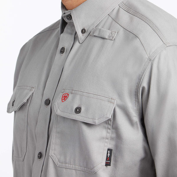 Flame-Resistant Shirt, Gray, S