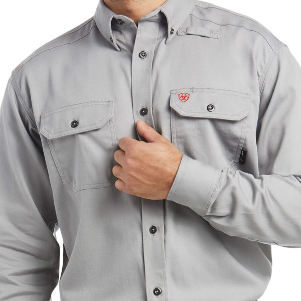 Flame-Resistant Shirt, Gray, 3XL