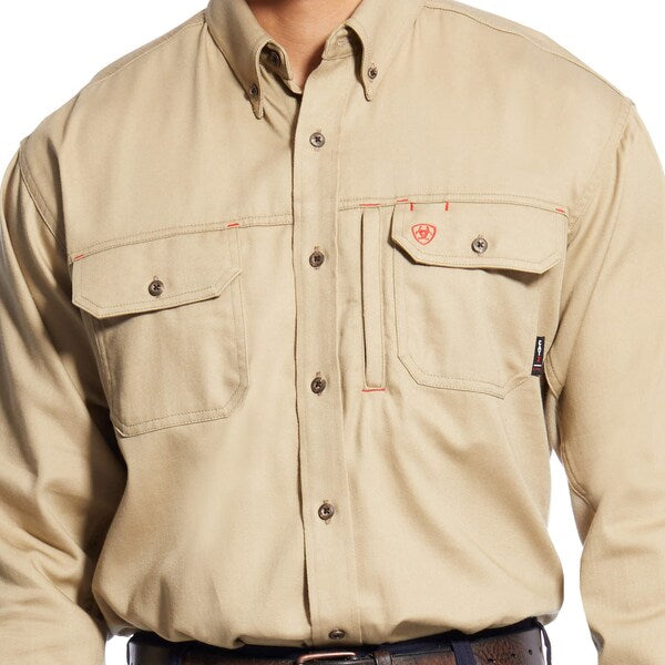 Flame-Resistant Shirt, Tan, S