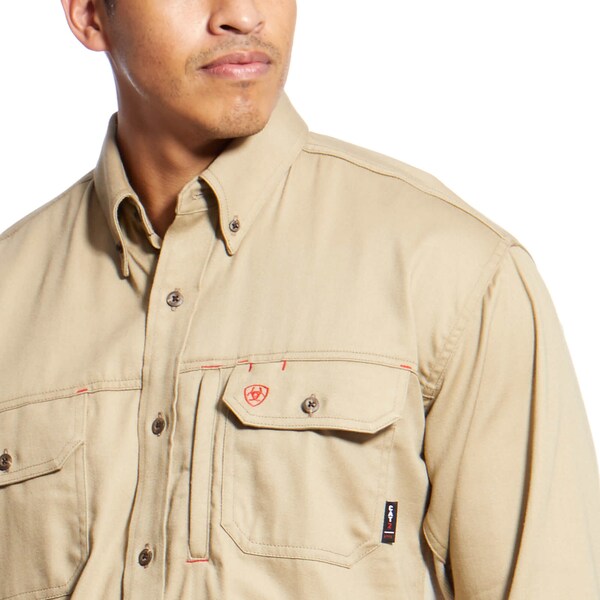 Flame-Resistant Shirt, Tan, S