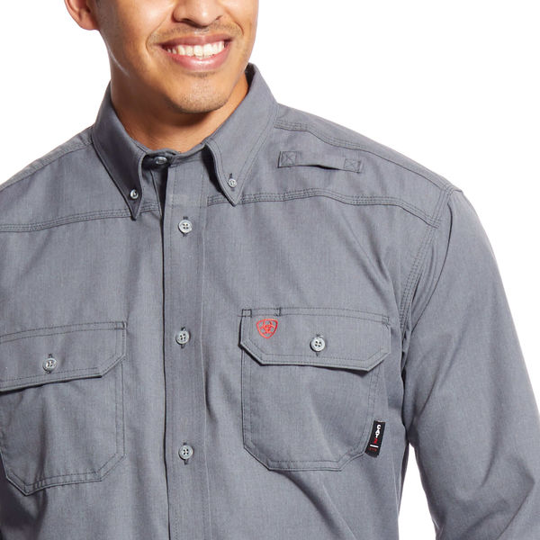 Flame-Resistant Shirt, Gray, S