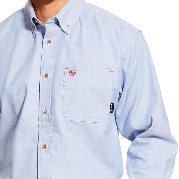 Flame-Resistant Shirt, Blue, XL