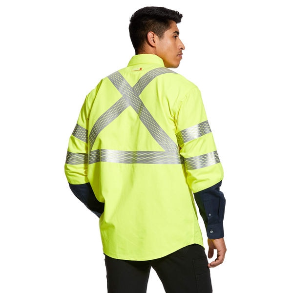 Flame-Resistant Button Down Wrk Shrt, 3XL