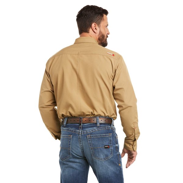 Flame-Resistant Shirt, Tan, 4XL