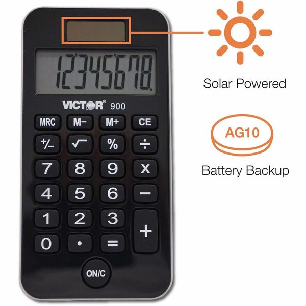Antimicrobial Pocket Calculator, 8 Digit