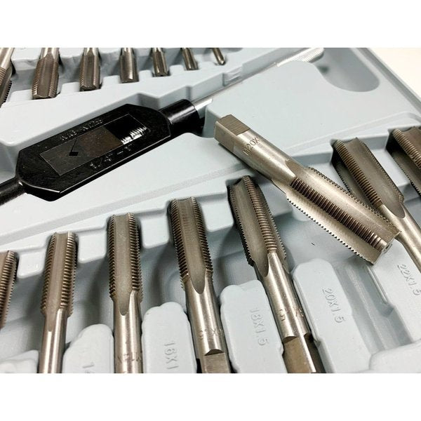 45 Piece 6-24mm Heat Treated Alloy Steel Tap & Die Set