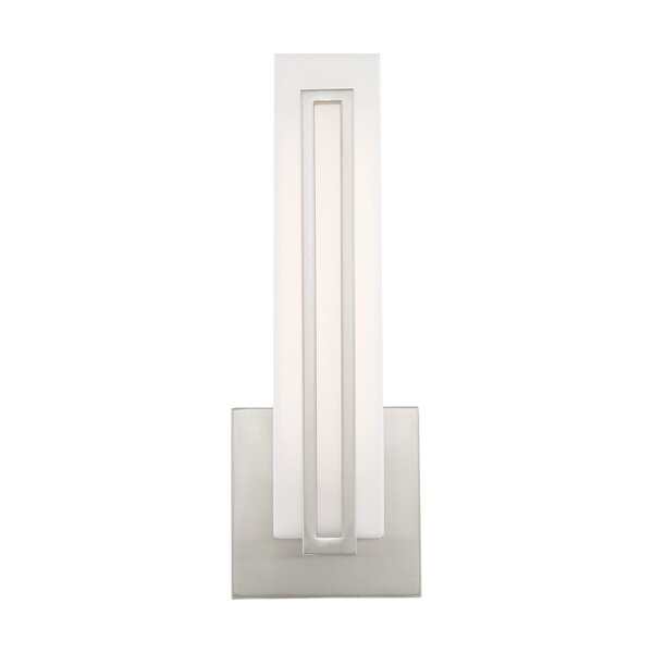 Fulton N/A Light Brushed Nickel ADA Wall Sconce