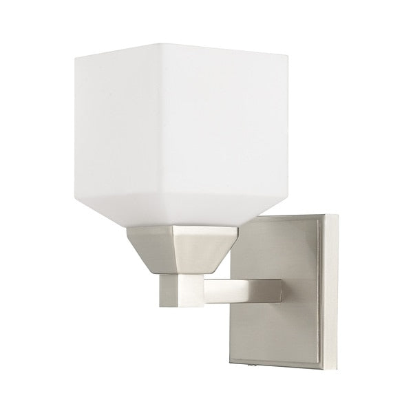 Aragon 1 Light Brushed Nickel Wall Sconc