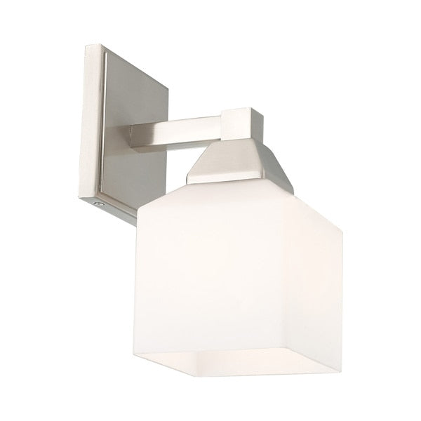 Aragon 1 Light Brushed Nickel Wall Sconc