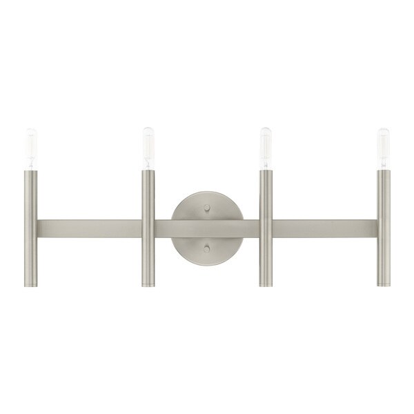 Copenhagen 4 Light Brushed Nickel ADA Bath Vanity