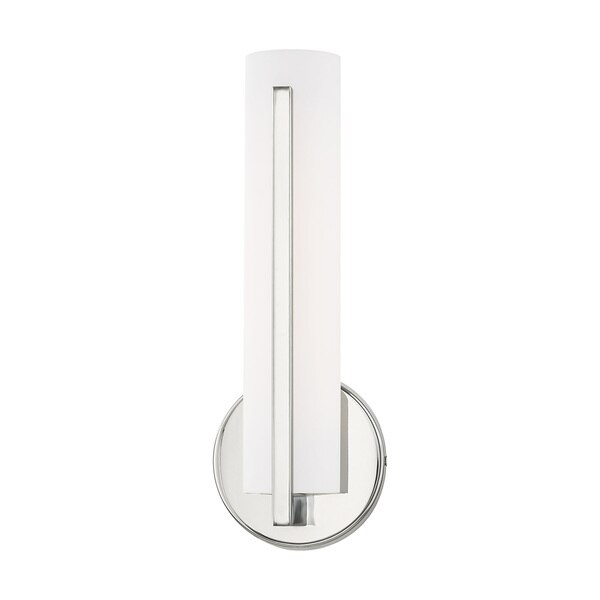 Visby N/A Light Polished Chrome ADA Wall Sconce