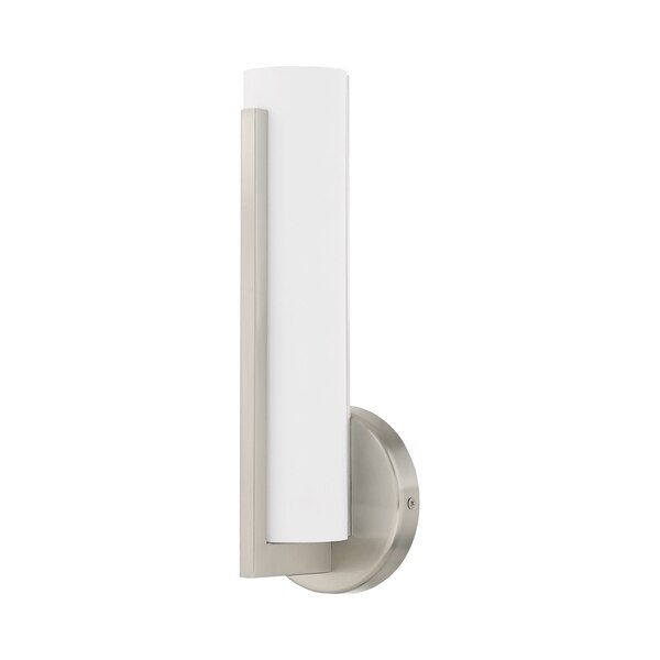Visby N/A Light Brushed Nickel ADA Wall Sconce