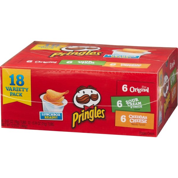 Pringles, Snack Stack Variety Pack, 18 PK