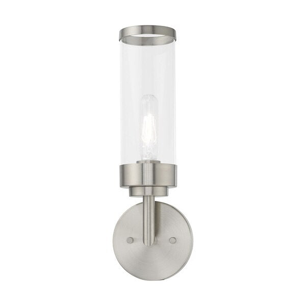 Hillcrest 1 Light Brushed Nickel ADA Wal