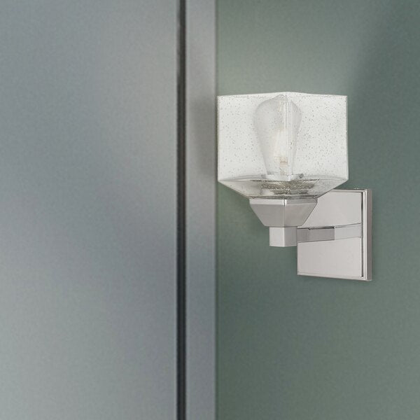 Aragon 1 Light Polished Chrome Wall Sconce