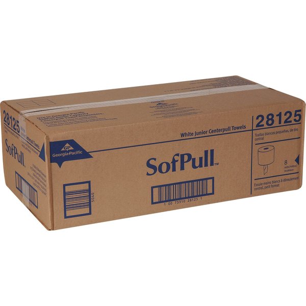 Soffpull Center Pull Paper Towels, 1, 275, 160 ft, White, 8 PK