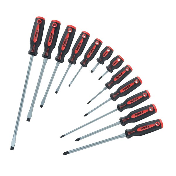 Screwdriver Set, Combination, 12 pcs.