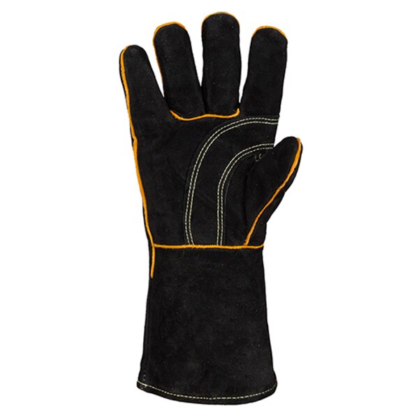 Stick Welding Gloves, Cowhide Palm, L, PR