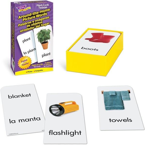 Flash Cards, Home, English/Spanish