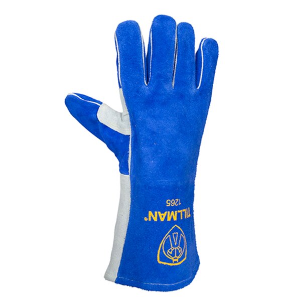 Stick Welding Gloves, Cowhide Palm, L, PR