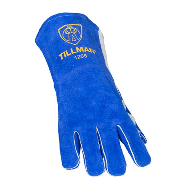 Stick Welding Gloves, Cowhide Palm, L, PR