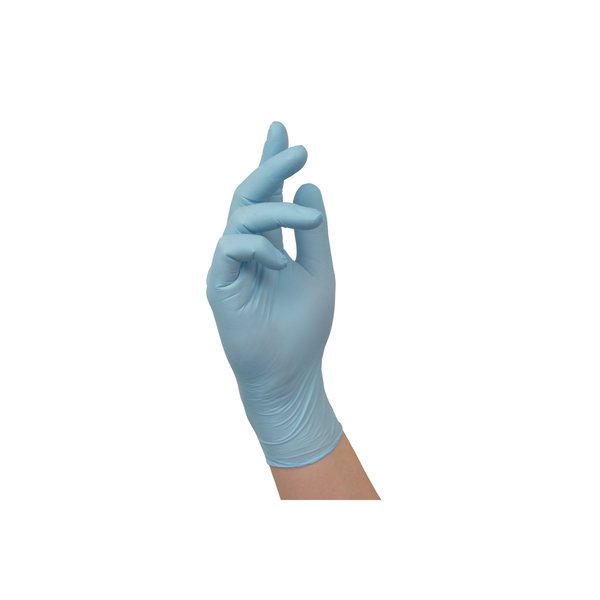 Microflex Disposable Nitrile Gloves, Exam Grade, Texture Finger, Powder-Free, M, Blue, 250 Pack