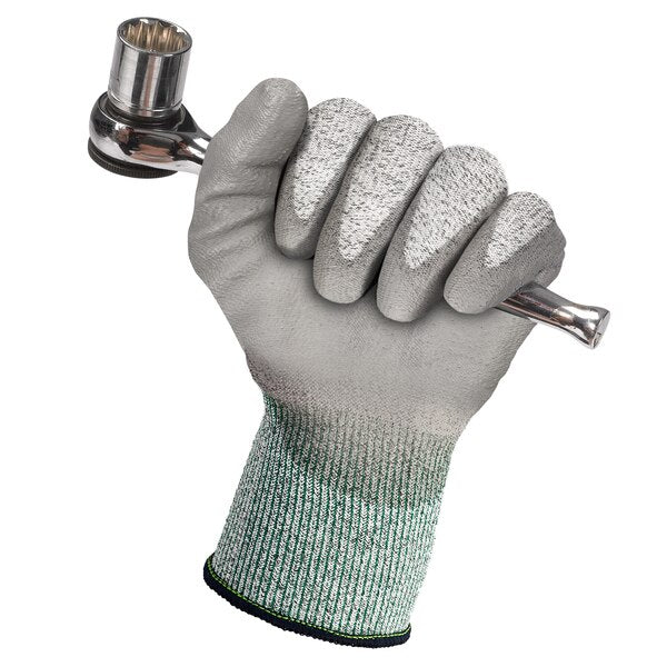 Cut Resist Gloves, S, Gray/Salt Pepper, PR