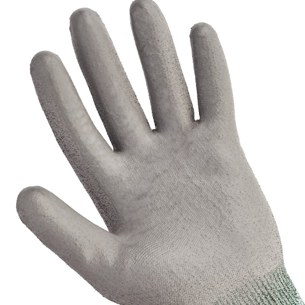 Cut Resist Gloves, M, Gray/Salt Pepper, PR