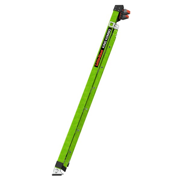 FIBERGLASS COMBINATION LADDER, 3-in-1 All-Access Combination Ladder Configuration, 17 ft