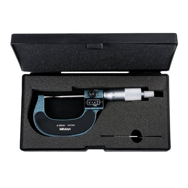 0 to 25/.01mm Point Micrometer W/Dc