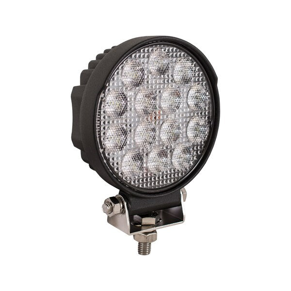 Flood Light, Rnd, Clear LED, 3.0A, 12-24V, 5