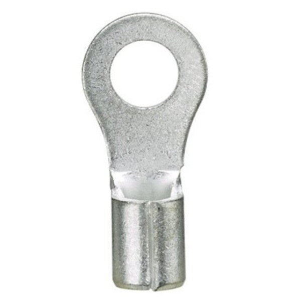 14-10 AWG Non-Insulated Ring Terminal #6 Stud PK500