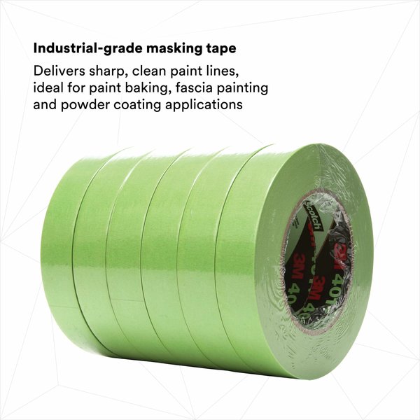 Masking Tape, Green, 15/16in x 60 yd, PK24