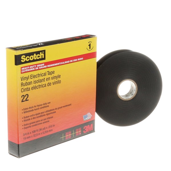 Electrical Tape, 10 mil, 3/4