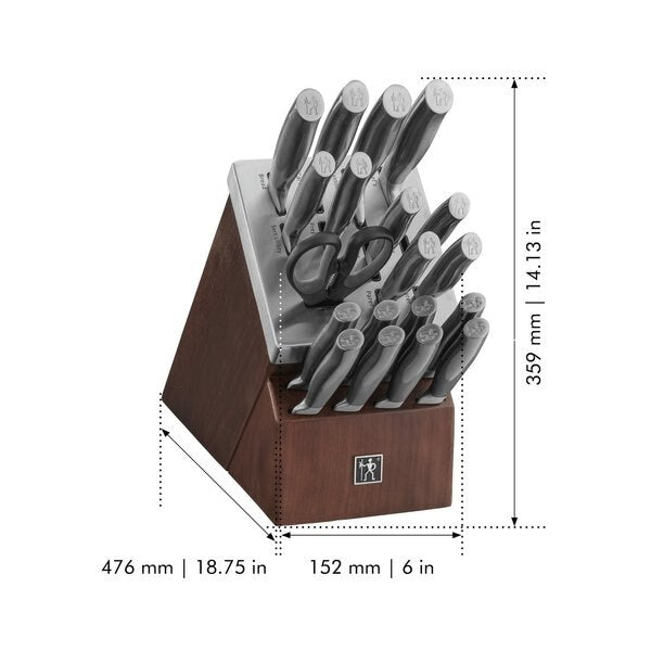 Self-Sharpening Knife Block Set, 20pc