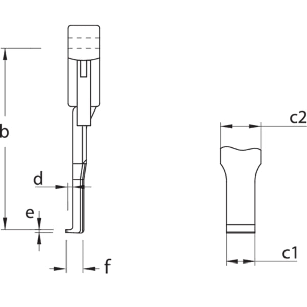 Black Leg Without Clamping Piece