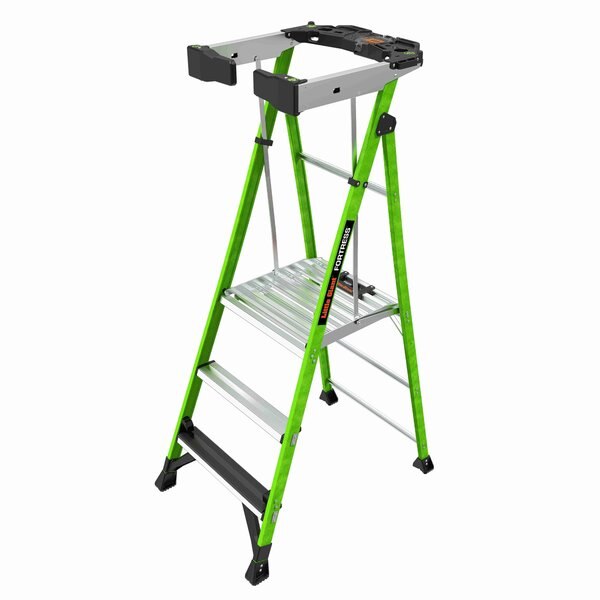 Platform Stepladder, 375 lb Cap., 3 ft H