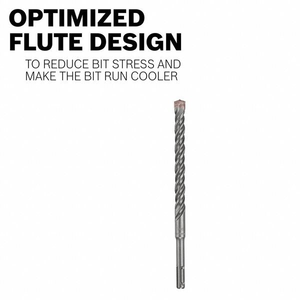 Hammer Masonry Drill, 3/8in, Carbide