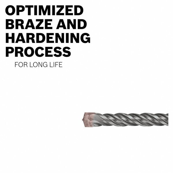 Hammer Masonry Drill, 3/8in, Carbide