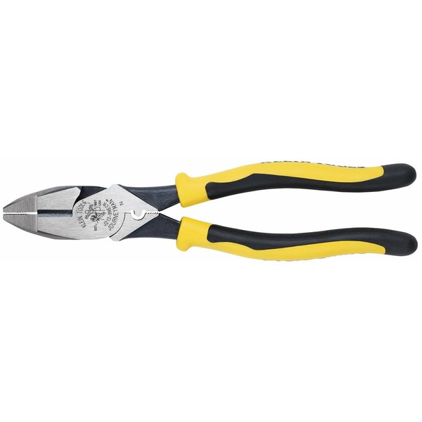 9 1/2 in Journeyman(TM) Linemans Plier High Leverage w/ Wire Crimper, Steel