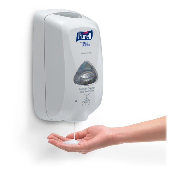 Hand Sanitizer Dispenser, Touch-Free, 1200mL, Gray