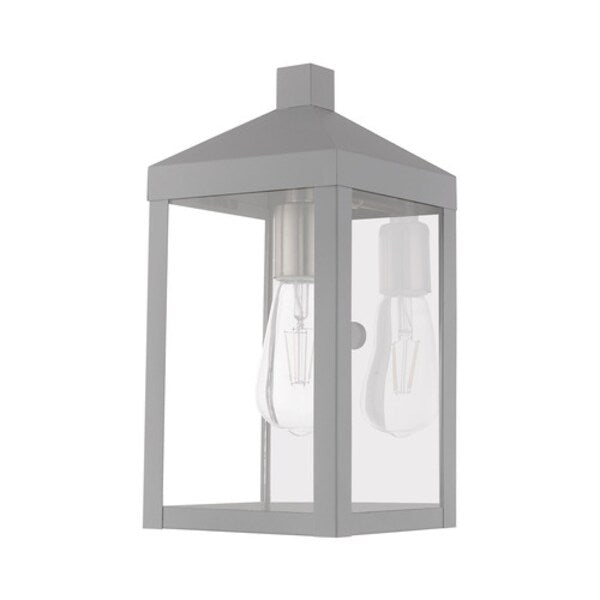 Nyack 1 Light Nordic Gray Outdoor Wall Lantern
