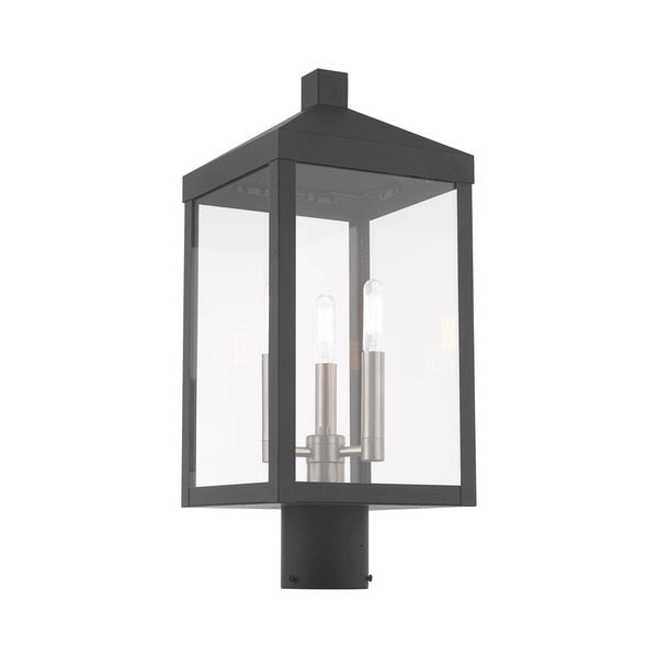 Nyack 3 Light Scandinavian Gray Outdoor