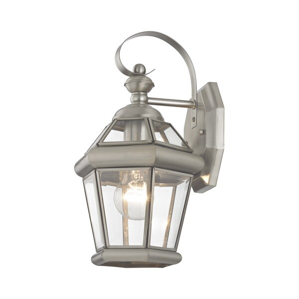 Georgetown 1 Light Brushed Nickel Outdoo