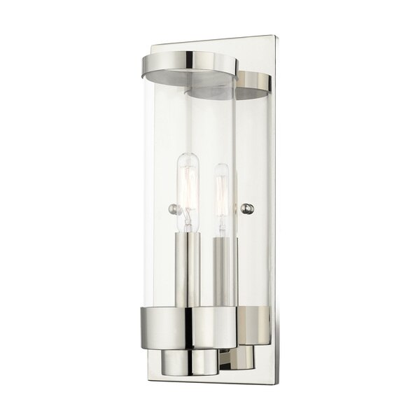 Hillcrest 1 Light Polished Chrome Outdoor ADA Wall Lantern